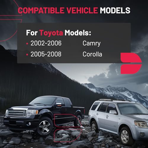 Image of SYERAL Power Door Lock Actuator Rear Right Driver Side Compatible with Toyota Camry 2002-2006, Corolla 2005-2008 Replaces 931-431 69050AA040