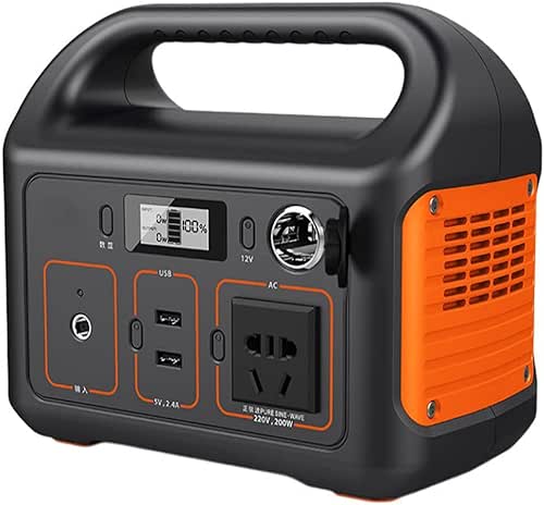 Portable Power Station, 500W Power Generator, 220V/200W Pure Sine Wave