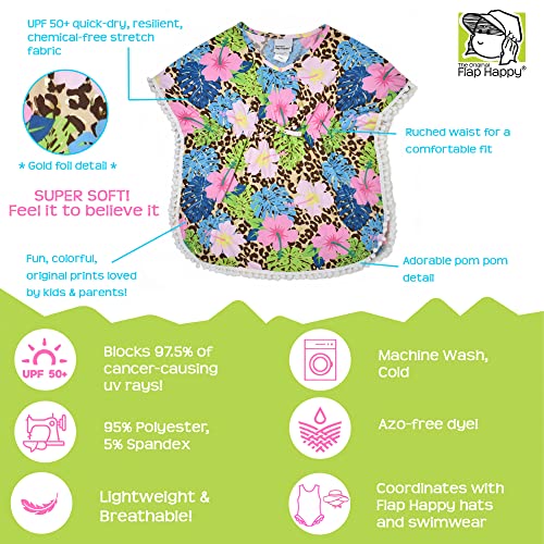 Image of Flap Happy Girls' UPF 50+ Kaia Beach Swim Cover-up