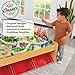 KidKraft Waterfall Mountain Wooden Train Set & Table with 120 Pieces, 3 Storage Bins
