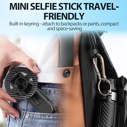 Trípode portátil con control remoto inalámbrico para grabar vlogs sin ayuda 7