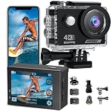 SJ-CAM Câmera de Ação 4K 30FPS Portátil Câmera à Prova d’Água até 40m com EIS,Grande Angular 170° WiFi/App Controle Lente Microfone Externo,Camera fotográfica Digital Esportes, Capacete e Bicicleta