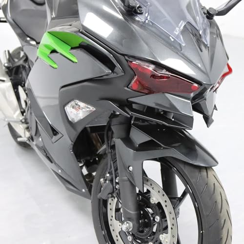Aile de carénage avant Kawasaki Ninja 500 look carbone aérodynamique