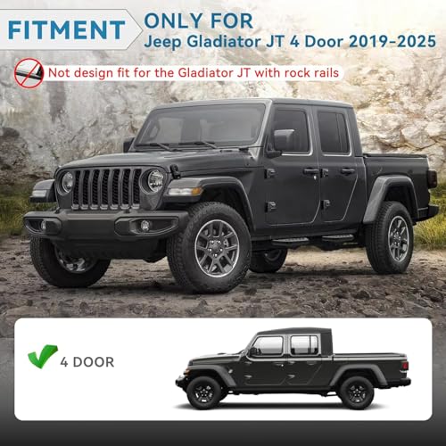 Set de estribos para Jeep Gladiator JT 2019-2026 miniatura 2