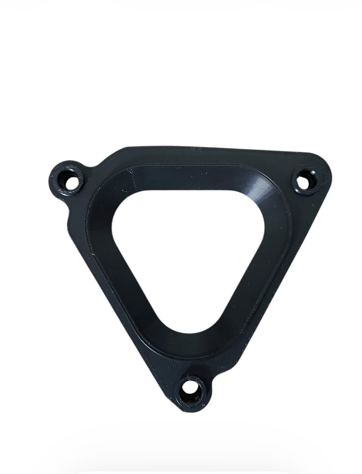high flow performance air filter cover for 650 twins, black, triangular shape, 3-bolt mounting, 2 pack