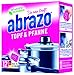 abrazo Topf & Pfanne Reinigungskissen antibakteriell Reinigungs-Schwamm Topfreiniger Grillreiniger & Backofen-Reiniger Stahlwolle vegan 12 St