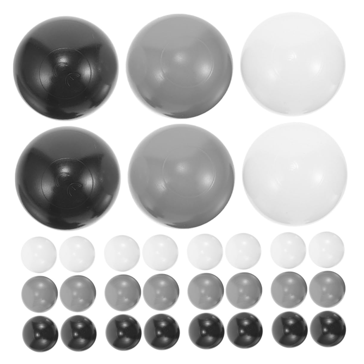 Parliky 50pcs Plastic Ocean Balls for Versatile Playhouse Pool Game Balls Easy to Party Decorations for Play Areas and Swimming Pools