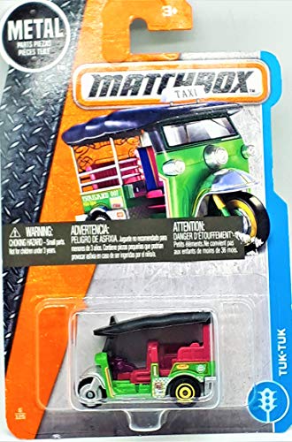 Matchbox 2017 MBX City Tuk-Tuk Thailand Taxi miniatura 2