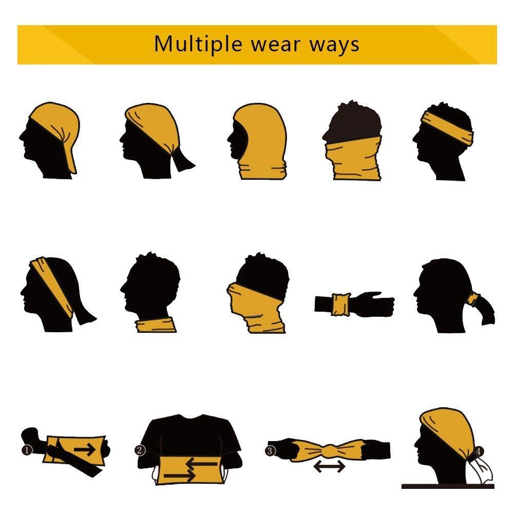 Multifunktions Halstuch Mit Palästina-Flaggen - UV-Schutz & Winddicht