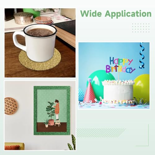 Image of 8 Pcs Glitter Acrylic Sheets, 8x8 inch Colored Acrylic Sheets for Engraving, 1 /8 inch Thick Translucent Plastic Panels for Cutting DIY Signs, Art Crafts, Decorations
