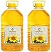 Sonnenblumenöl Speiseöl 10 Liter (2x 5 Liter) PET Kanister | Zum Kochen, Braten und Frittieren | Abgefüllt in Griechenland