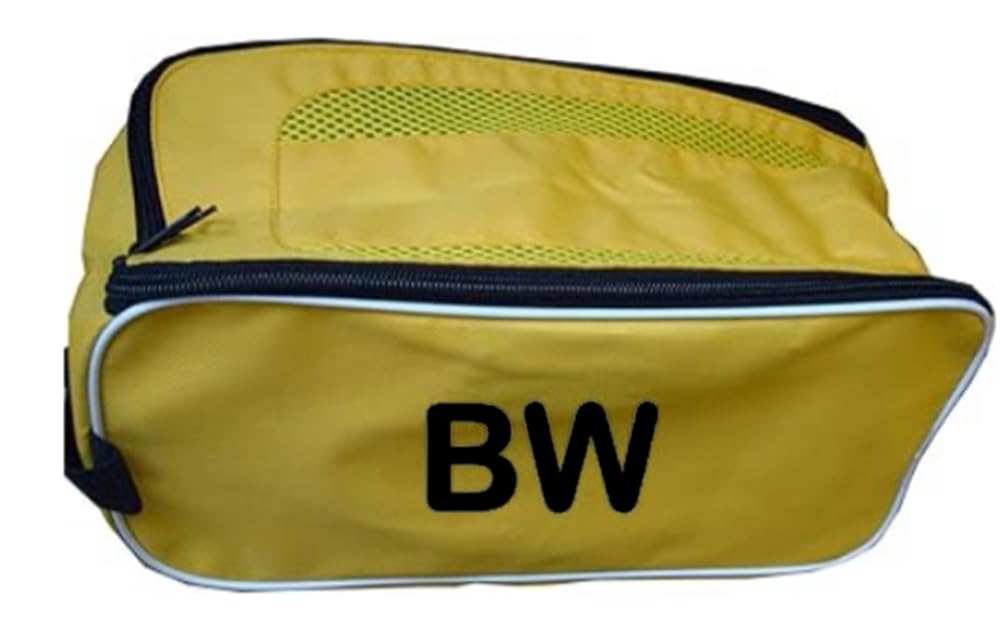 Personalised Football Boot Bag/Shoe Bag New Prostyle Sports Football/Rugby/Hockey/Gym (Yellow)