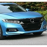 Grille avant en vinyle prédécoupée chromée pour Honda Accord Sedan 2018 2020 avec installation à bulles Grille avant en vinyle prédécoupée chromée pour Honda Accord Sedan 2018 2020 avec installation à bulles