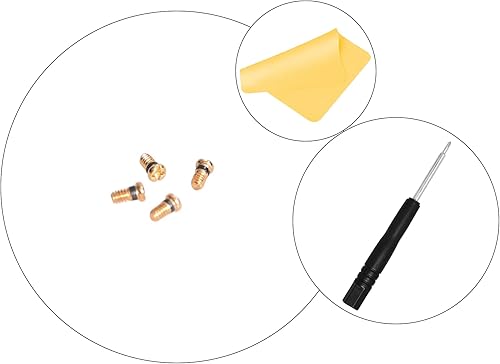 Miniatura 2 de Tornillos negros de repuesto para Aviator RB3025 3025 Kit de reparación de gafas de sol (juego de 4), destornillador