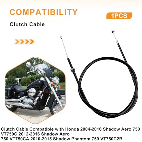 22870-MEG-000 Clutch Cable for Honda Shadow Aero Phantom VT750CA VT750RS by Valorup - Image 5