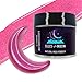 Slice of the Moon: Rose Red Mica Powder 28g, Natural Mineral Mica, Cosmetic Grade For Lipstick Lip gloss Bath Bombs Epoxy Resin Face Blush Powder Eye pencil Dye Pigments Candle Making