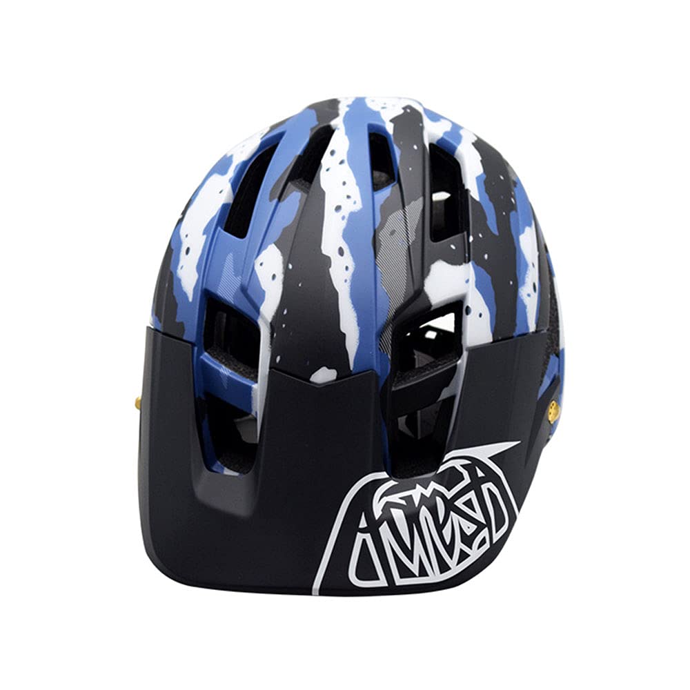Cycling cap Fahrradhelm für Erwachsene, einteiliges Formteil, geringes Gewicht, bequemes und atmungsaktives Material, Kopfumfang 56-62 cm Sport & Freizeit