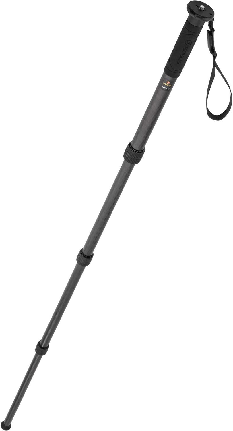 Robus RCM-439 4-Section Carbon Fiber Monopod, 65"