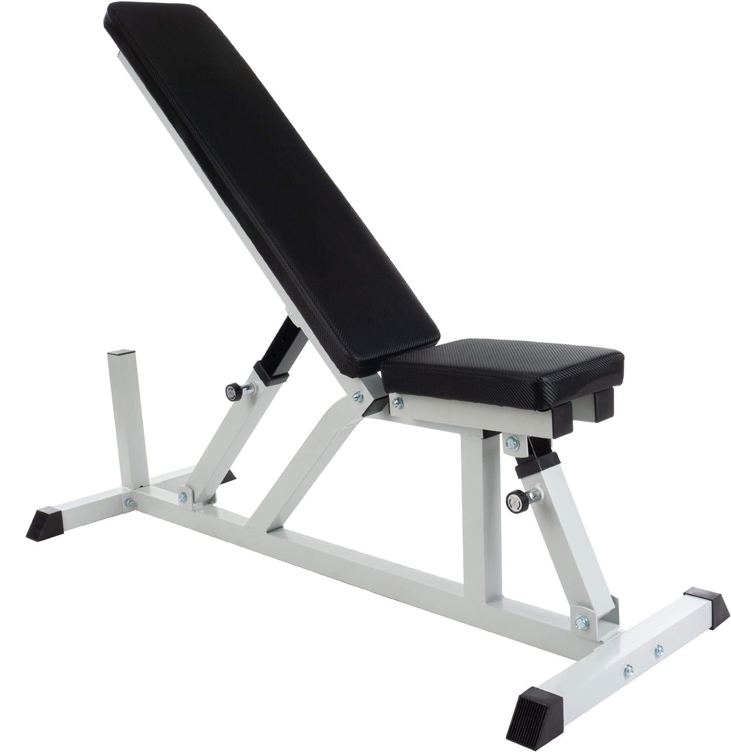 ScSPORTS® Banc de Musculation Réglable - Siège et Dossier Flexibles, Multifonctionnel, Acier, Charge Max 200 kg - Banc de Fitness, Exercice à Domicile