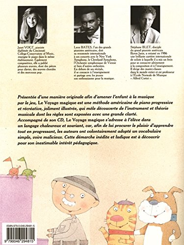 Le Voyage Magique Piano Niveau 1 Découvreur | Méthode Piano Débutant Enfant avec CD | Partition Piano Facile Apprentissage Progressif Lecture Musicale | Étudiants Professeurs Janet Vogt Leon Bates