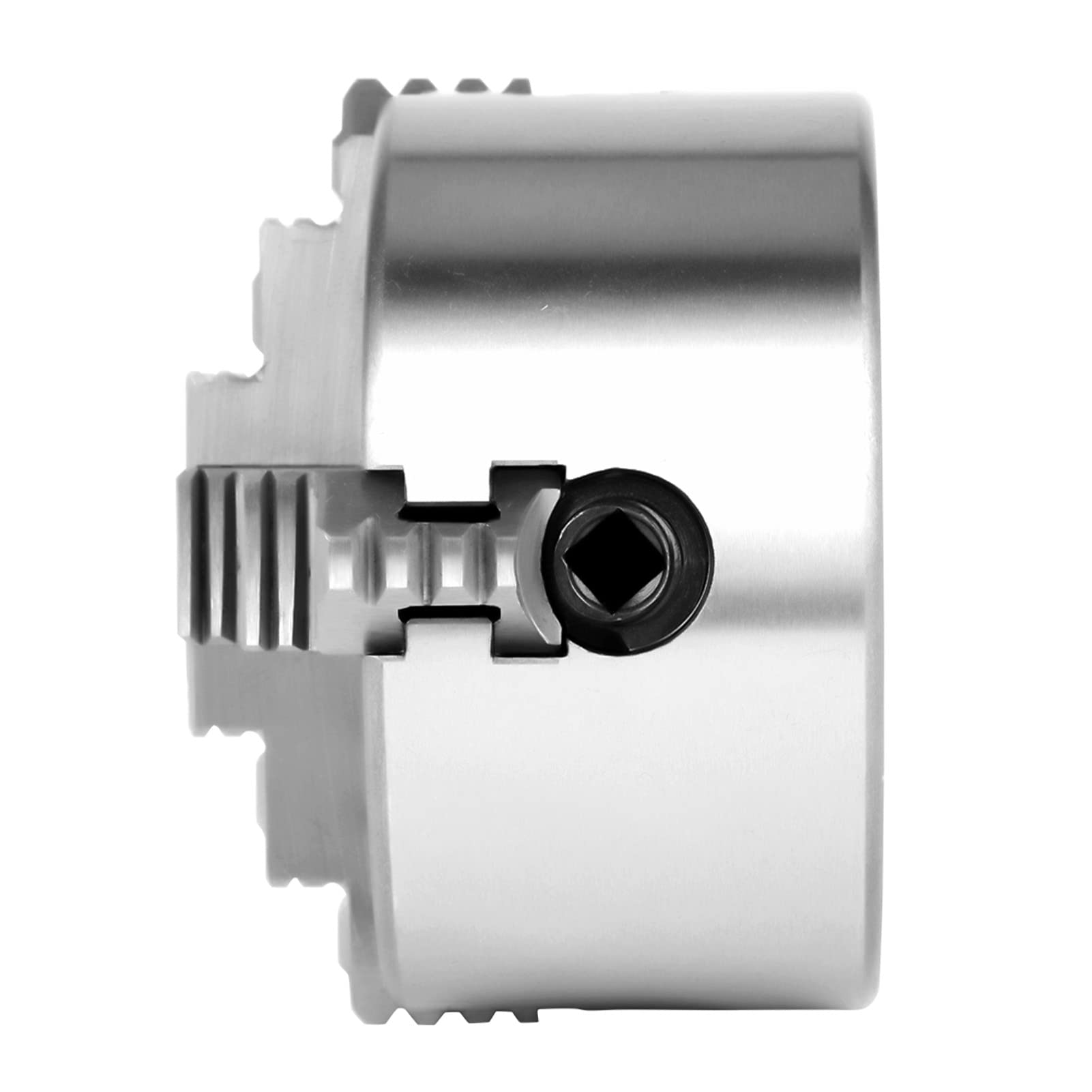 Mandril de Torno 4 Mandíbulas Independientes 80mm Diámetro Reversible Metal Ajustable 3 Pulgadas para Maquinaria Industrial
