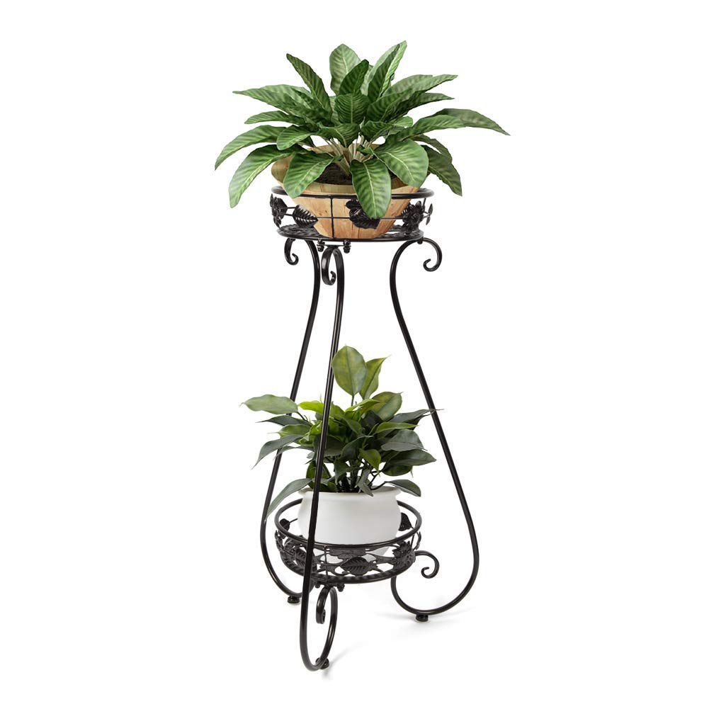 Crafter Metal Tall Plant Pot Stand Flower Stand Iron Rack Indoor Outdoor Display for Home Office,Balcony Decorations Black (B085TS4HDR) Amazon Price History, Amazon Price Tracker