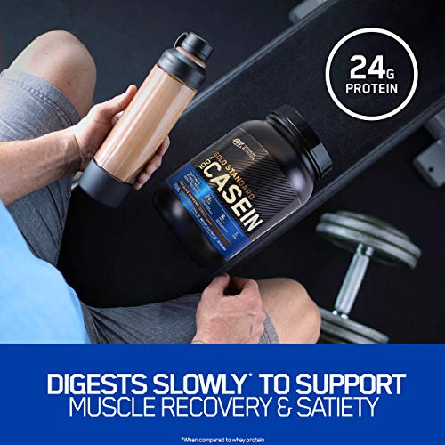 Image of Optimum Nutrition Gold Standard 100% Micellar Casein Protein Powder, Slow Digesting, Helps Keep You Full, Overnight Muscle Recovery, Cookies and Cream, 4 Pound (Packaging May Vary) (Pack of 4)