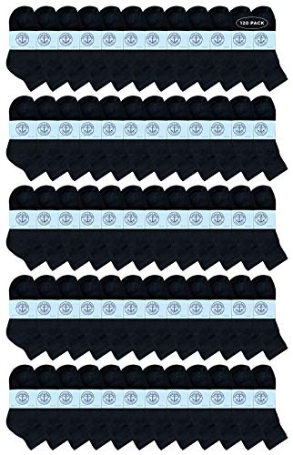 Yacht & Smith Wholesale Bulk Kids Mid Ankle Socks, Cotton Sport Athletic Ankle Socks Size 4-6