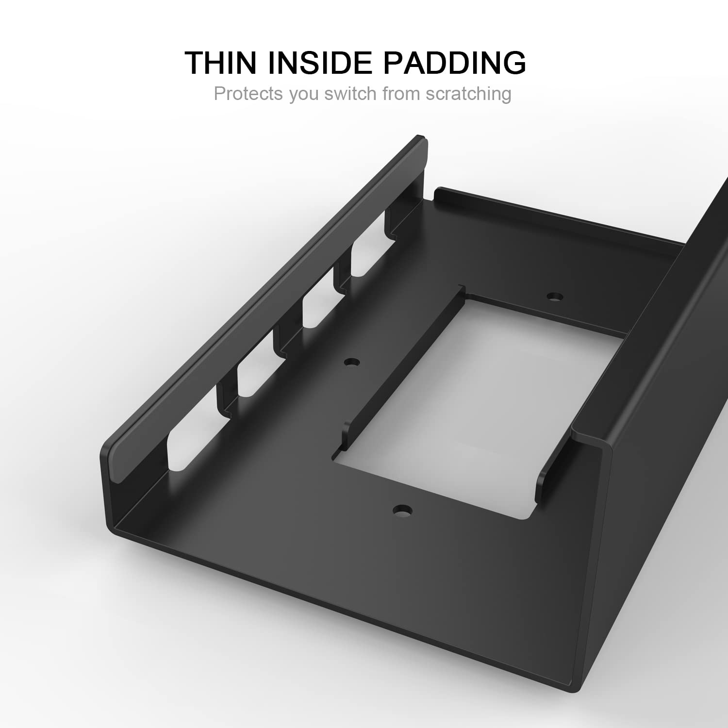 Monzlteck Support mural pour interrupteur/interrupteur OLED, près de la TV ou sous le bureau, gain de place