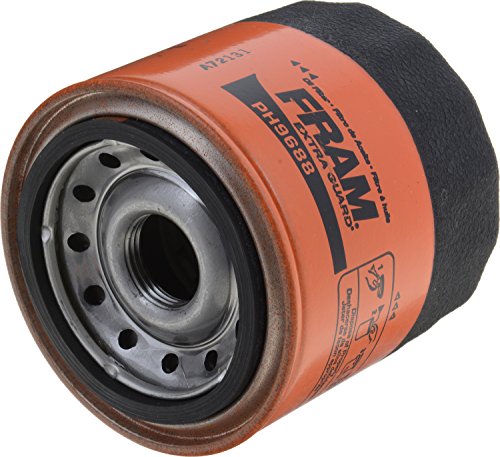 Fram Extra Guard Ph9688, 10K Mile Change Interval Oil Filter, Cylindrical, 4" #TOP2