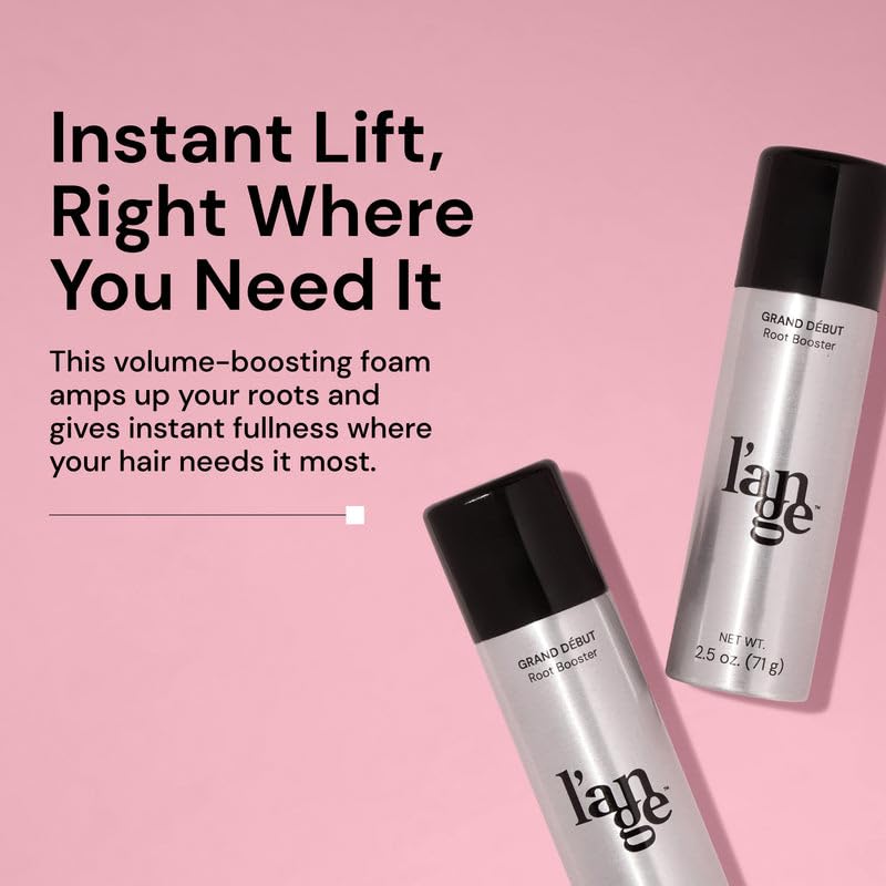 Miniatura 3 de L'ANGE HAIR Grand Début Root Booster Hair  Espuma en aerosol espesante  Volumiza y levanta el cabello fino  Spray de peinado de fuerte sujeción y