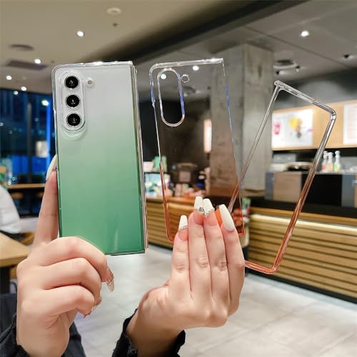 Coque transparente Z Fold 4 fine anti-rayure avec dégradé