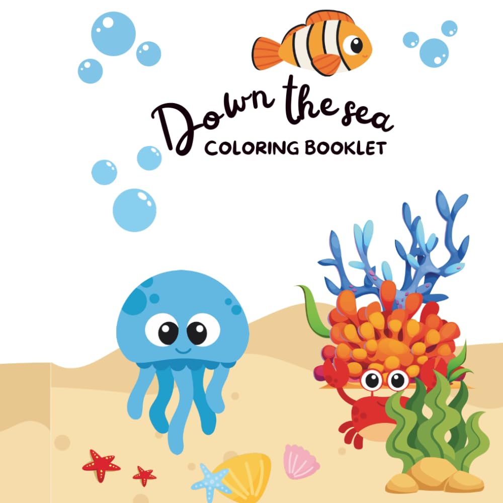 Fundo do Mar: Down the sea: Colorindo o fundo do Mar.