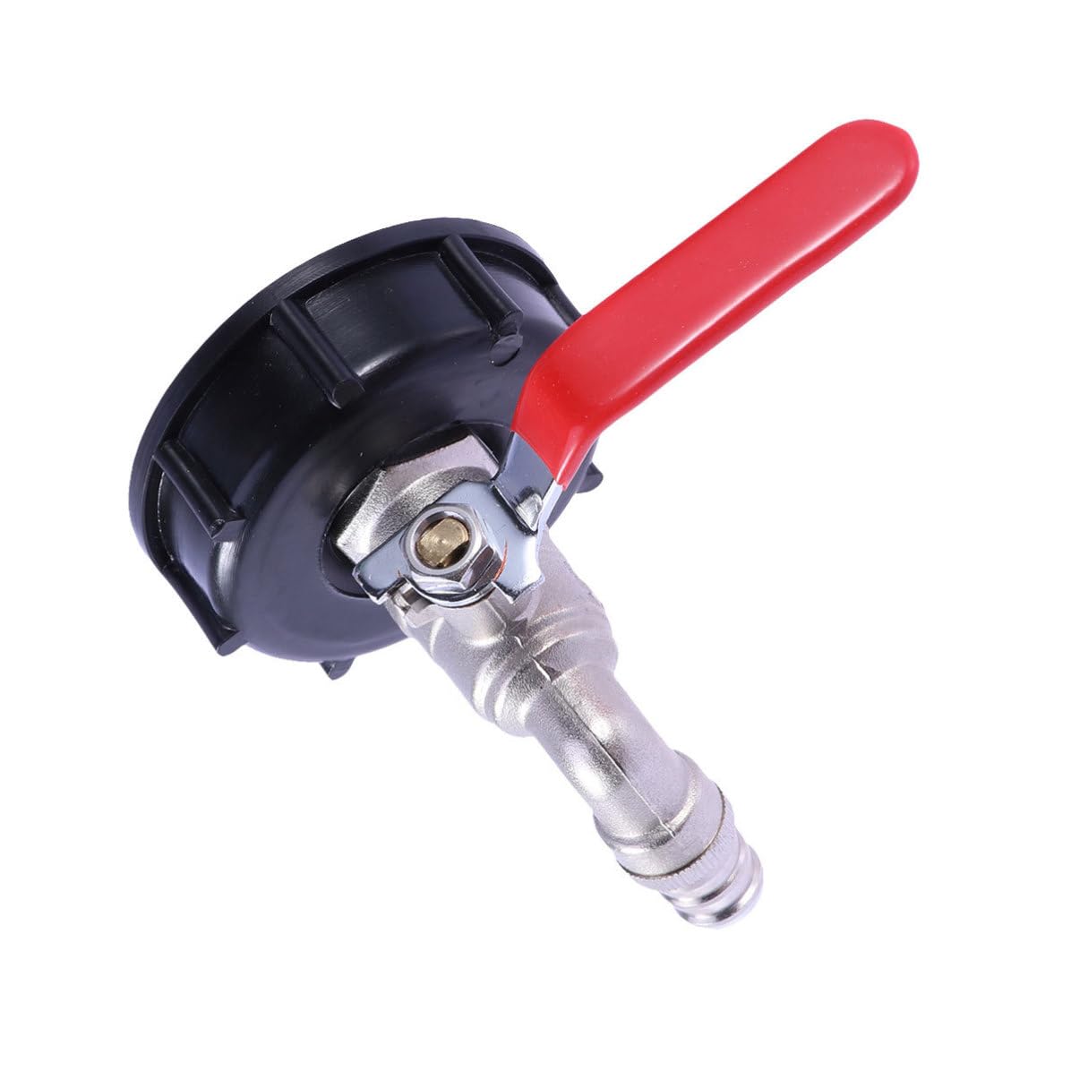 Adaptador IBC DN50 de latón con conector para instalación de grifo