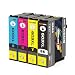 Produktbild ONEINK 603 XL Tintenpatronen Kompatibler Ersatz für Epson 603XL Druckerpatronen für Expression Home XP 3100 3105 3150 4150 4155 2100 2150 2155, Workforce WF 2810DWF 2830DWF Patronen Drucker, 4-Pack