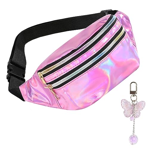 Marsupio Colorato ed Elegante per Ragazze, Ragazzi e Donne - Decorazione a Farfalla, per Festival,...