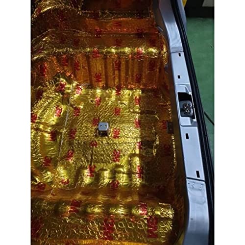 Image of Polyethylene Car Damp | 3M Damping Mats | For Best Damping Back To Stock | White Gum Golden Colour | 1 Sheet Only