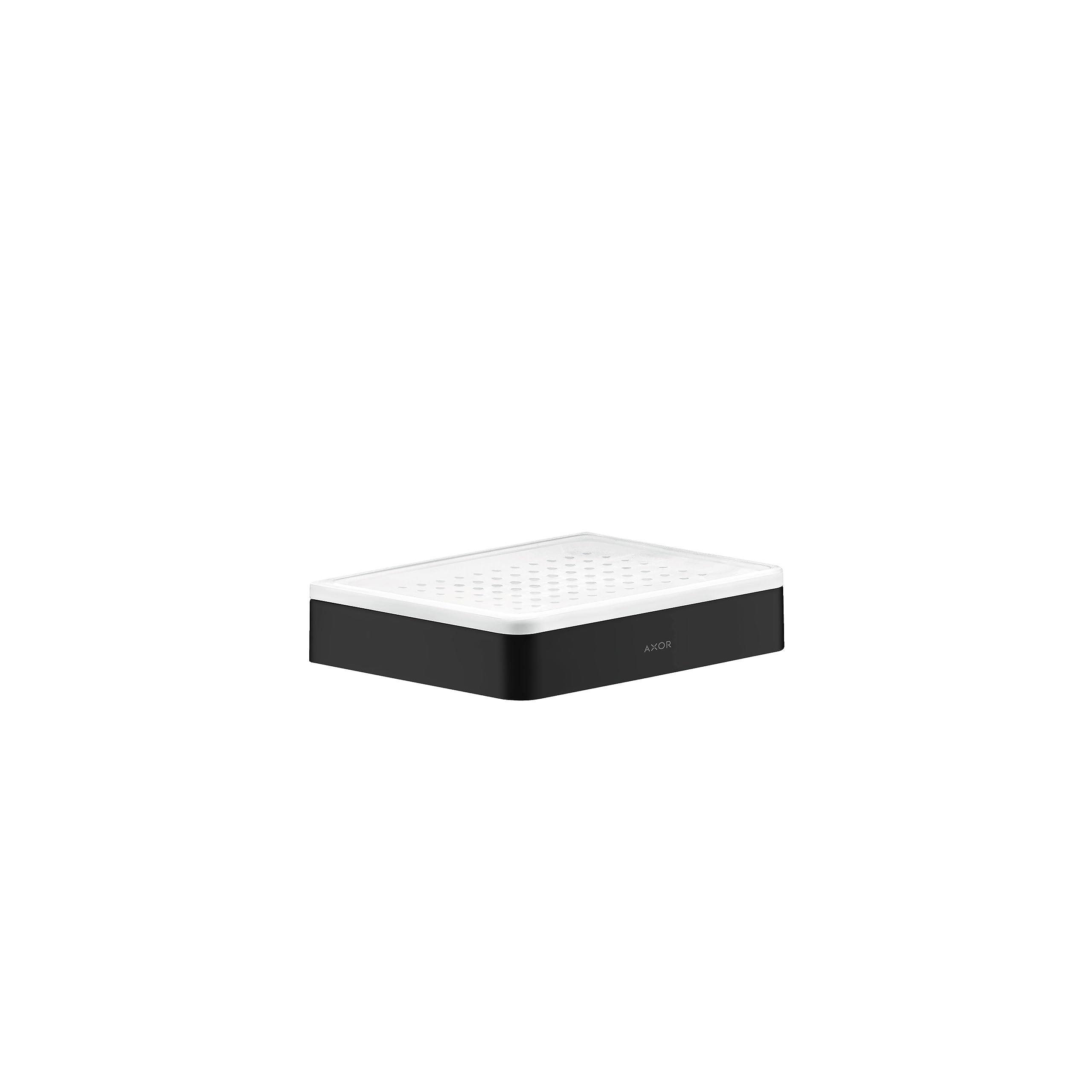 AXOR porte-savon noir mat 42803670 accessoire universel carré lavabo douche