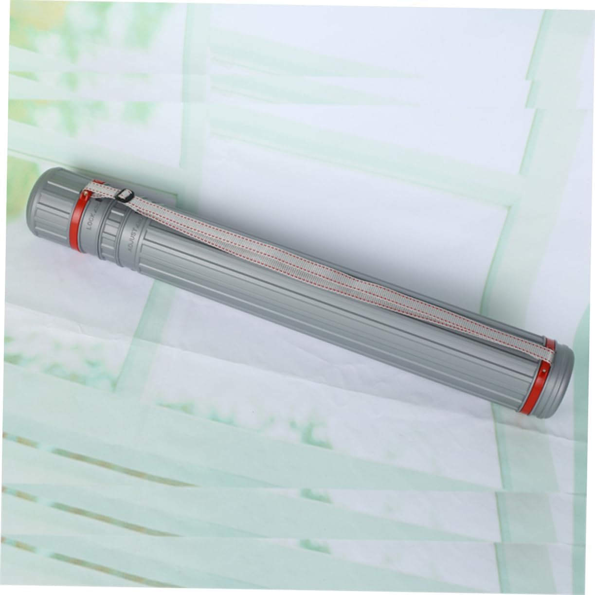 Extendable Plastic Telescopic Document Tube for Architect Plans Storage Tube Box Grey Small