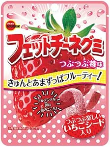 ブルボン フェットチーネグミ つぶつぶ苺味 [1箱 10個入]