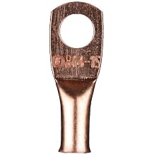 Install Bay Copper Ring Terminal Connector 8 Gauge 1/4 Inch 25 Pack - CUR814