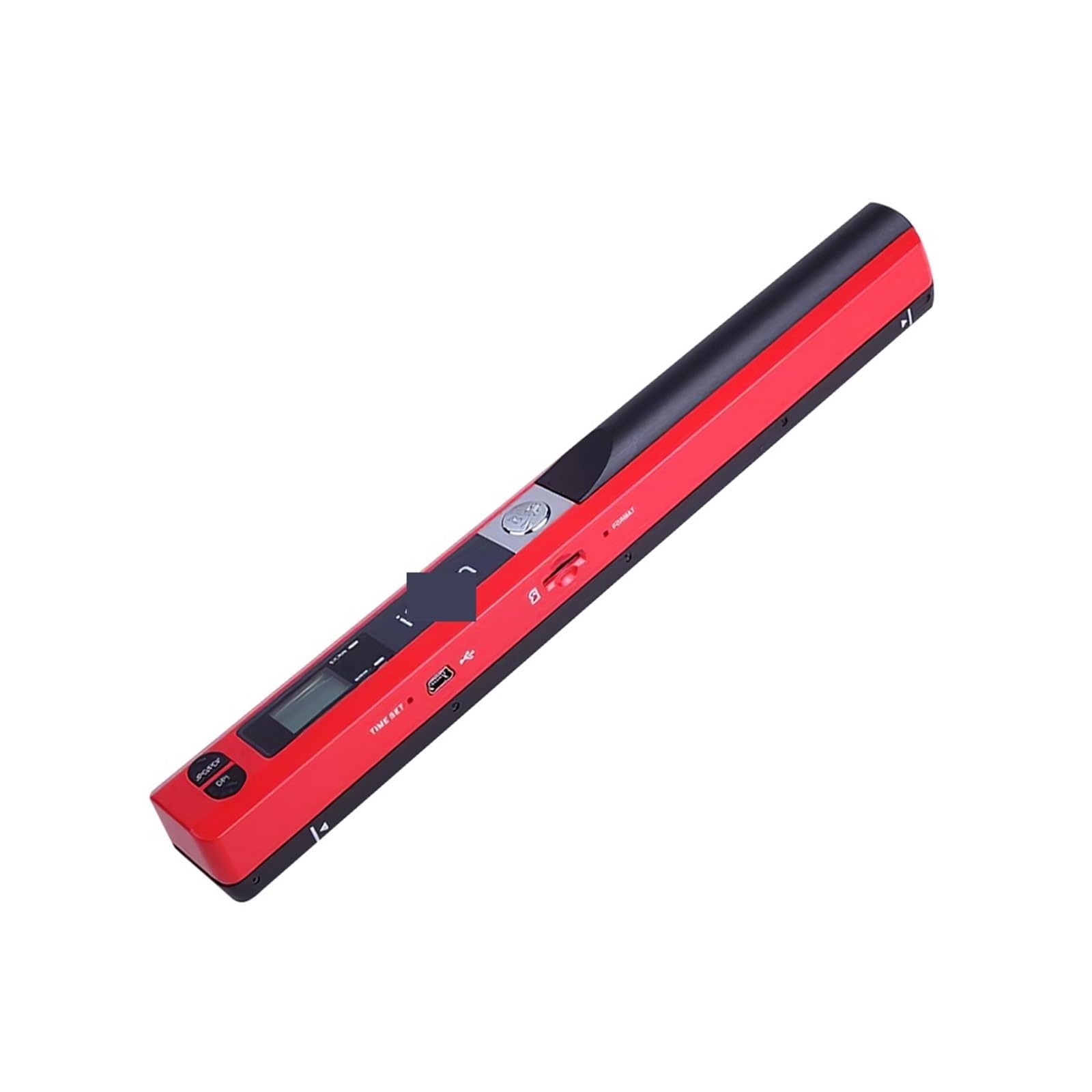 Document Scanner, Portable Creative Handheld e Portable Document Image A4 Hand Scanner, 900DPI USB2.0 Scaner Support JPG/PDF Format(Rosso)