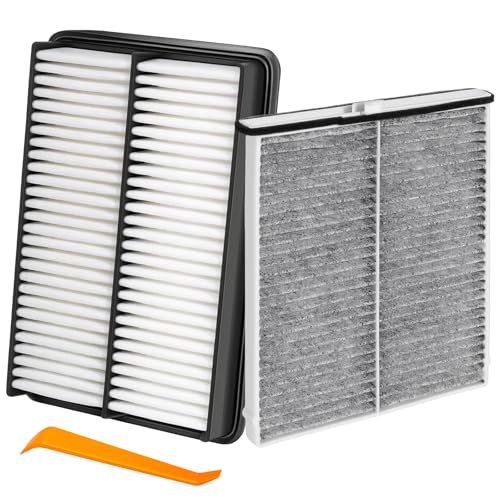 Image of Engine & Cabin Air Filter Kit Compatible with 2014-2018 Mazda 3, 2014-2021 Mazda 6, 2013-2024 CX-5 | Replace PE07133A0A, KD45-61-J6X | Engine & Cabin Filter Combo