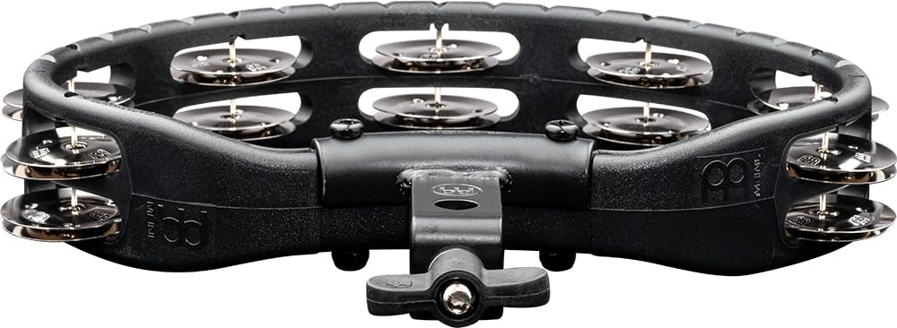 Meinl Set-Tambourine HTMT2BK, Steel Jingles - Tamburyn