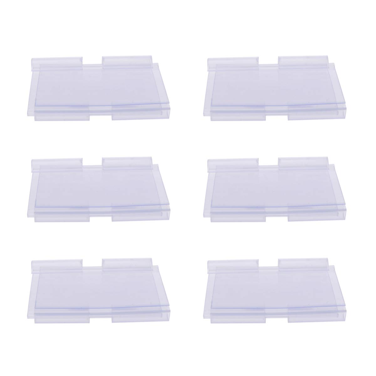 Buy NUOBESTY 50pcs Clear Plastic Label Holder for Wire Shelf Retail