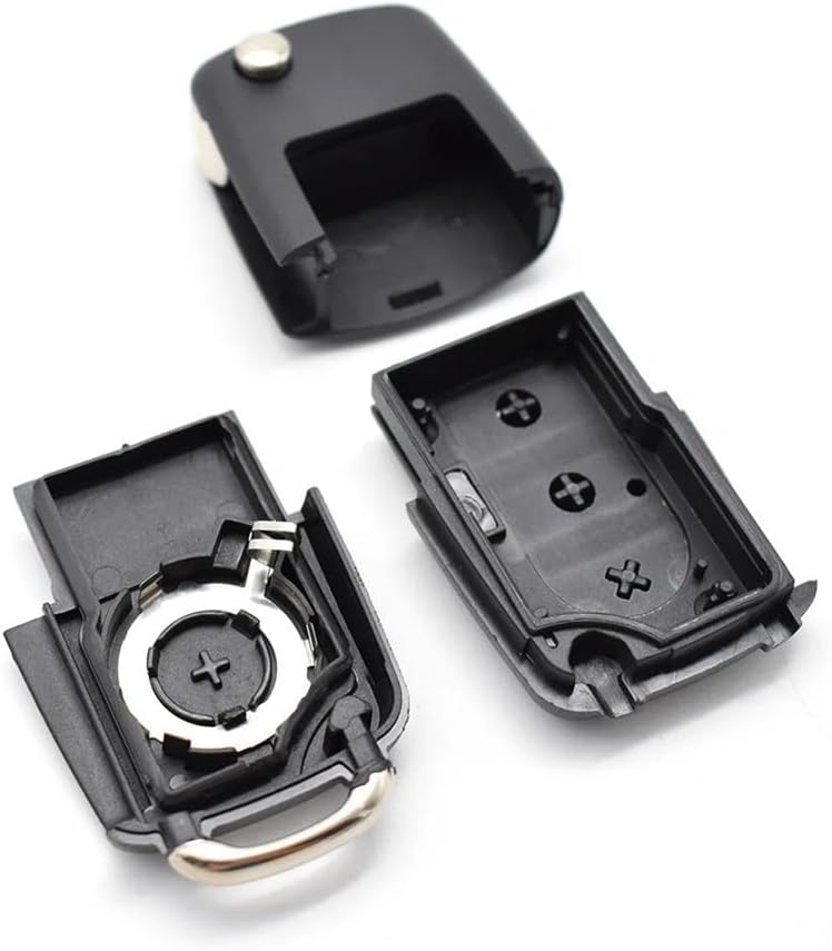 キーカードケース 2 3 ボタン車リモートフリップキー ケースシェルゴルフ MK6 ポロ用ボラ用ビートル用ティグアン用パサート用キャ