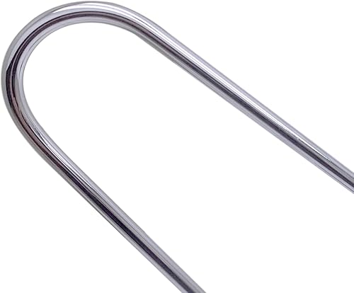 Miniatura 4 de Percussion Agogo Bell Instrumento musical tradicional de acero con palo de madera, dos tonos, acabado cromado