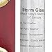 Lily's Home Analog Weather Station with Galileo Thermometer, Precision Quartz Clock & Hygrometer, Fitzroy Storm Glass, Gift for Friends and Family, Holiday Gift, Indoor & Outdoor Décor (7” x 4.4”)