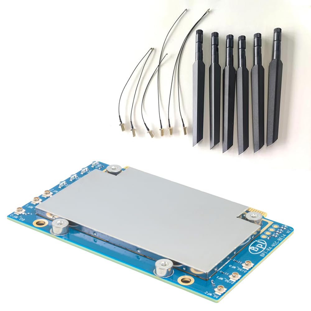 Amazon.co.jp: WayPonDEV Banana Pi BPI-R4-NIC-BE14 WiFi 7