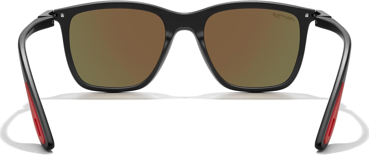 MERRY'S Square Polarized Sunglasses for Men UV Protection Driving Sun glasses with Spring Hinge S8433